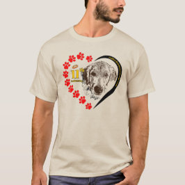 Camiseta Diseño de GRLS Heart dog