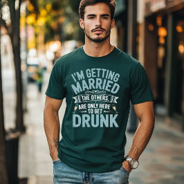 Camiseta Diseño de Groom Team para bebederos para solteros