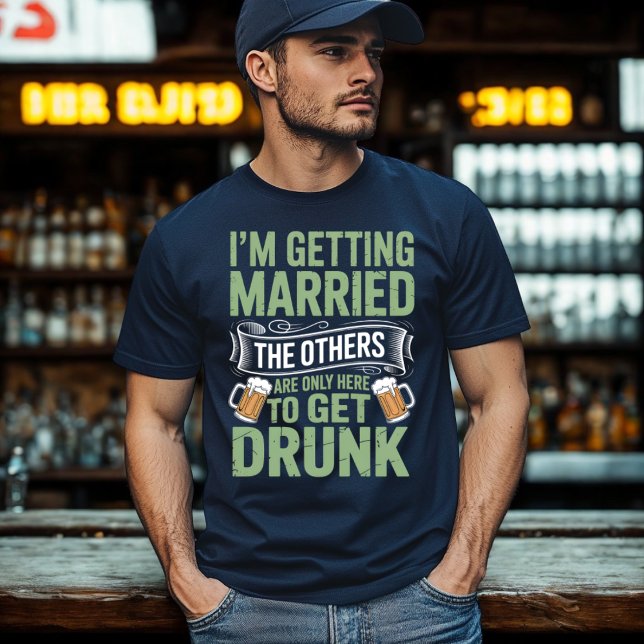 Camiseta Diseño de Groom Team para bebederos para solteros (Subido por el creador)