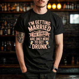 Camiseta Diseño de Groom Team para bebederos para solteros