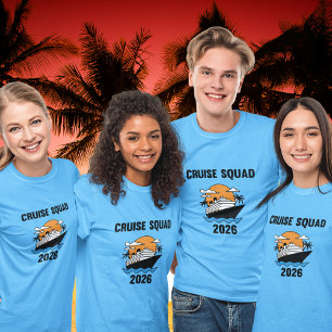 Camiseta Diseño de grupo coincidente para el equipo de cruc