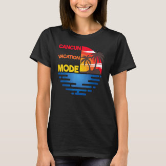 Camiseta Diseño de grupo de coincidencia de modo de vacacio