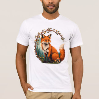Camiseta Diseño de Guardián del Bosque de Zorro