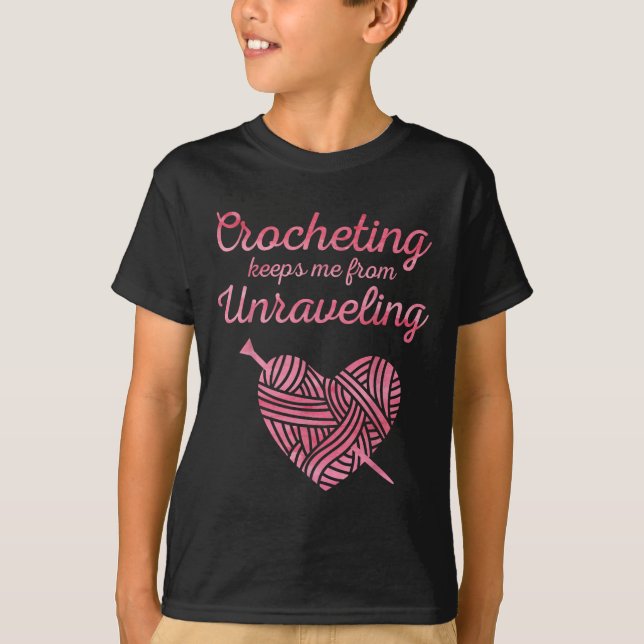 Camiseta Diseño de Guay Crochet Lover para hombres mujeres  (Anverso)