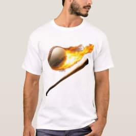 Camiseta Diseño De Guay Flamante En Bate De Béisbol Y Ball