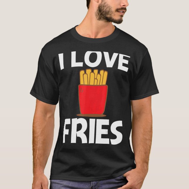 Camiseta Diseño de Guay Fries Para Hombres Mujeres Comida R (Anverso)