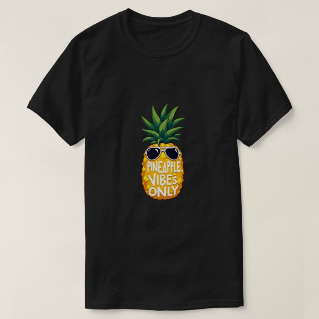Camiseta Diseño de Guay Pineapple Sólo Vibes de Piña (Diseño del anverso)