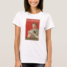 Camiseta Diseño de Guay Retro Coffee Lover