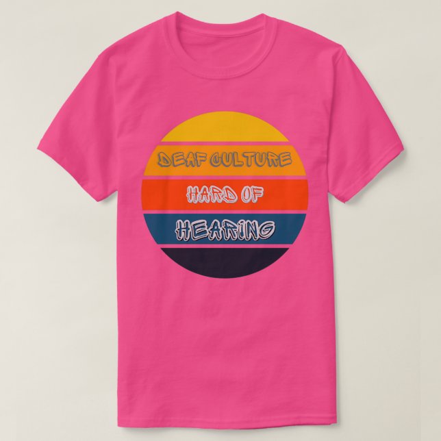 Camiseta Diseño de Guay Sunset con problemas de audición (Diseño del anverso)