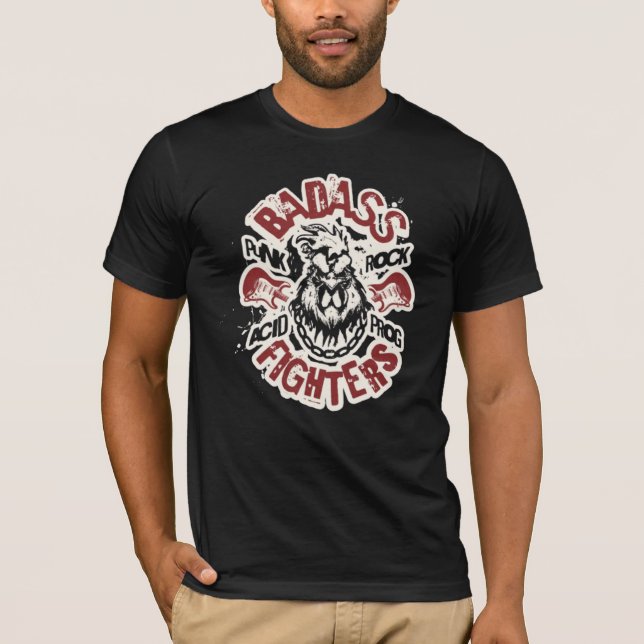 Camiseta Diseño de guerreros intrépidos (Anverso)