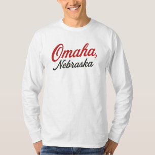 Camiseta Diseño de guiones de Omaha Nebraska Cita Clásica