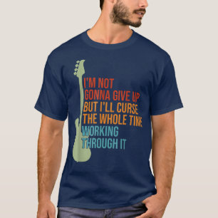 Camiseta Diseño De Guitarra Bass Para Estudiantes De Música