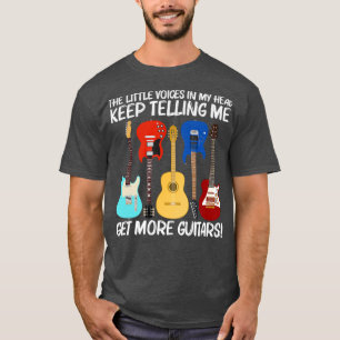 Camiseta Diseño de guitarra Guay para hombres con música de