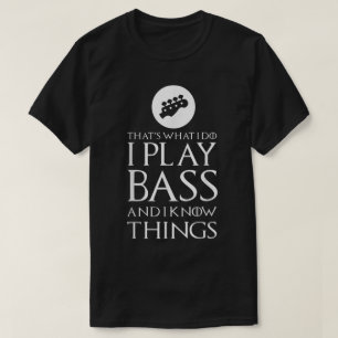 Camiseta Diseño de guitarra para bajista divertido