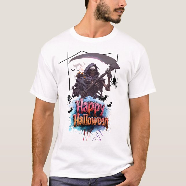 Camiseta diseño de halloween (Anverso)