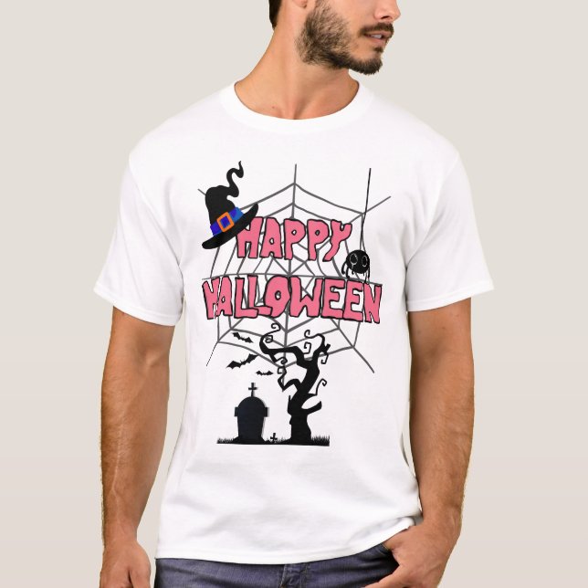 Camiseta diseño de halloween (Anverso)