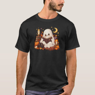 Camiseta Diseño de Halloween acogedor para lectores que pre