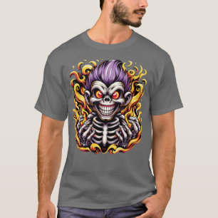 Camiseta Diseño de Halloween con monos descarados para niño