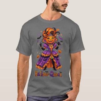 Camiseta Diseño de Halloween de Calabaza Reina Sagrada