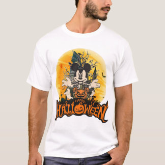 Camiseta Diseño de Halloween de dibujos animados espeluznan