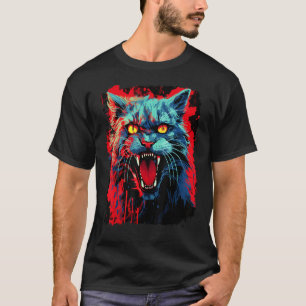 Camiseta Diseño de Halloween de gato zombie Maine Coon Pop 
