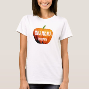 Camiseta Diseño de Halloween de la Abuela Calabaza