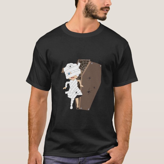 Camiseta Diseño de Halloween de la marioneta Chica (Anverso)