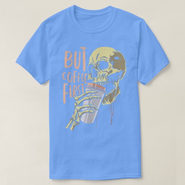 Camiseta Diseño de Halloween de primera gracia para zombis  (Diseño del anverso)