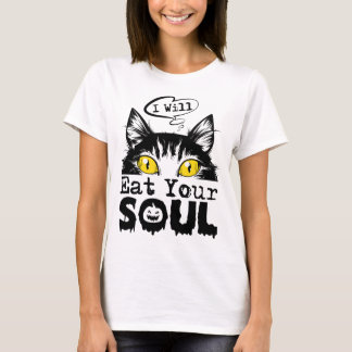 Camiseta Diseño de Halloween de terror 'Me comeré tu alma'