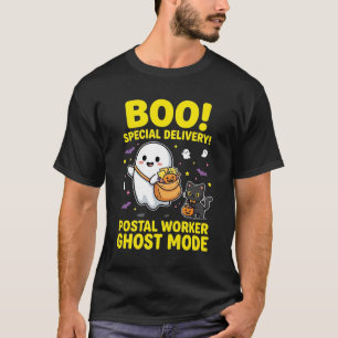 Camiseta Diseño de Halloween del modo fantasma del trabajad
