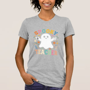 Camiseta Diseño de Halloween Fantasma Lindo Profesor Espelu