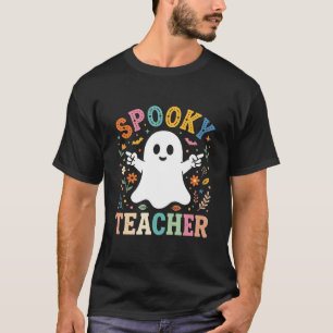 Camiseta Diseño de Halloween Fantasma Lindo Profesor Espelu