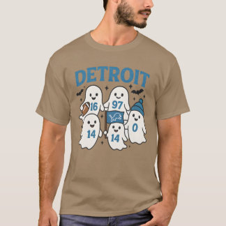Camiseta Diseño de Halloween para los fantasmas de fútbol d