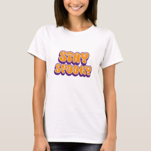 Camiseta Diseño de Halloween para seguir siendo espeluznant