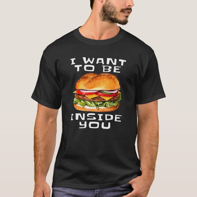 Camiseta Diseño de hamburguesa de Cheeseburger (Anverso)