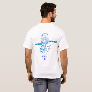 Camiseta Diseño de Hanuman de Fuerza Ilimitada Hindú Espi