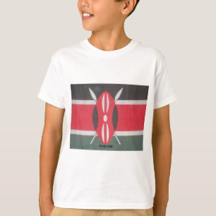 Camiseta Diseño de Harambe con la bandera de Kenia