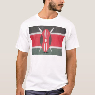 Camiseta Diseño de Harambe con la bandera de Kenia
