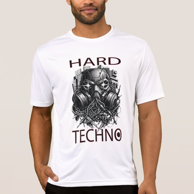Camiseta Diseño de Hard Techno (Anverso)