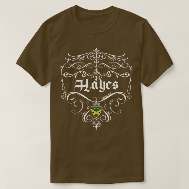 Camiseta Diseño de Hayes Vintage 1 (Diseño del anverso)