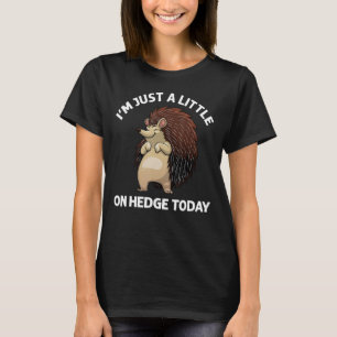 Camiseta Diseño De Hedgehog Gracioso Para Hombres Mujeres H