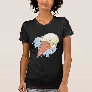 Camiseta Diseño de helado de vainilla genial