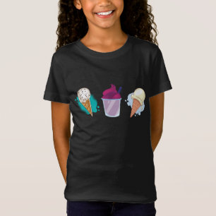 Camiseta Diseño de Helado para Niños Adorables