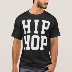 Camiseta diseño de hip hop