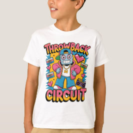 Camiseta Diseño de hip hop retro Robot 90 - lanzamiento de