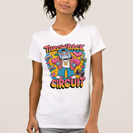 Camiseta Diseño de hip hop retro Robot 90 - lanzamiento de