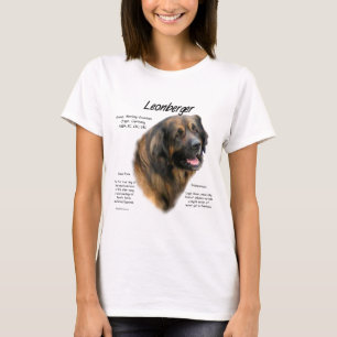 Camiseta Diseño de historia de Leonberger