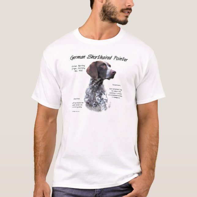 Camiseta Diseño de historia de punteros en canales abreviad (Anverso)