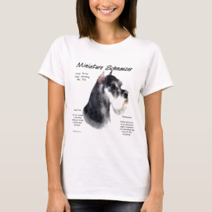 Camiseta Diseño de historia de Schnauzer en miniatura