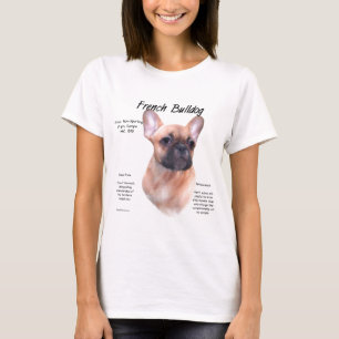 Camiseta Diseño de historia del Bulldog francés